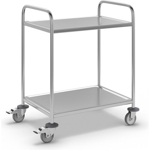 Kongamek Servirni voziček iz nerjavnega jekla, DxŠxV 910 x 590 x 940 mm, 2 polici Cene