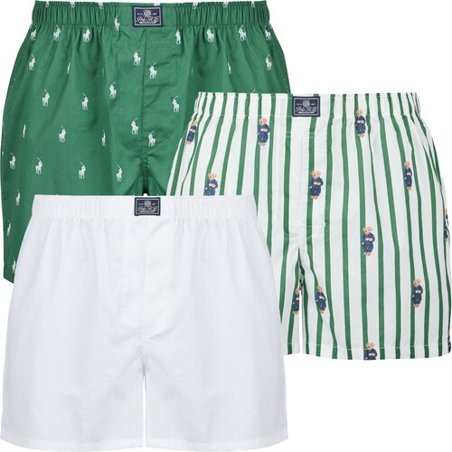 Polo Ralph Lauren Spodnje hlače OPEN BOXER-3 PACK-BOXER Večbarvna Slike