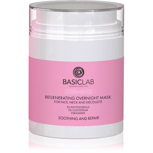 BasicLab Dermocosmetics Complementis regeneracijska maska za obraz za noč 50 ml Slike