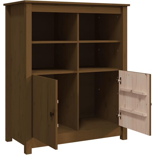  Komoda boja meda 83 x 41,5 x 100 cm od masivne borovine Slike