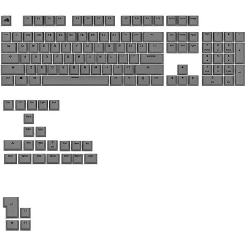 Glorious Keycaps GPBT Basic Armor Grey (Kapice za tastaturu) Cene
