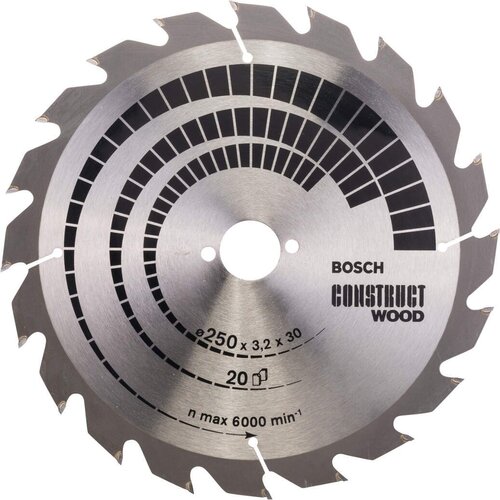 Bosch list kružne testere Construct Wood 250 x 30 x 3,2 mm; 20 - 2608641774 Cene