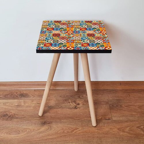 Hanah home Shp325 - multicolor multicolor side table Cene