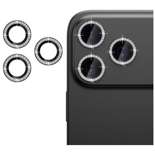  Zastita za kameru Diamond za iPhone 17 Pro Max 6.9 crna Cene