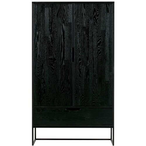 WOOOD Crni ormarić od čvrste jeseni 85x149 cm Silas &amp;ndash; Slike