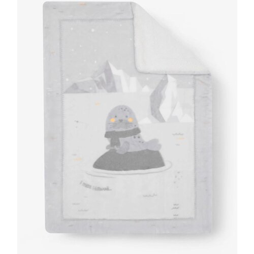  KikkaBoo Super soft sherpa baby ćebence 80x110 Seally Me Cene