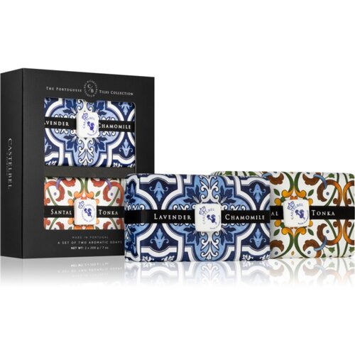 Castelbel Tile Lavender & Chamomile + Santal Tonka sapun poklon set 2x200 g Cijene