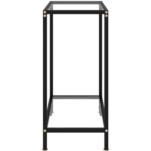  Konzolni stol prozirni 60 x 35 x 75 cm od kaljenog stakla Slike