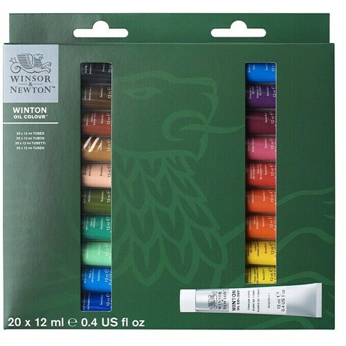 WINSOR &amp;amp; NEWTON Winton Set uljenih boja (20 Kom. x 12 ml, Tuba) Slike