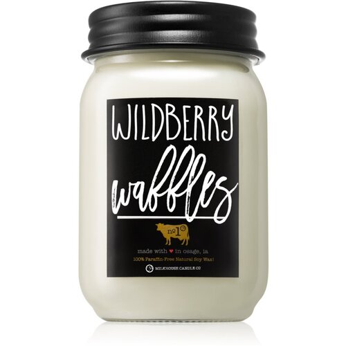 Milkhouse Candle Co. Farmhouse Wildberry Waffles mirisna svijeća Mason Jar 369 g Cijene