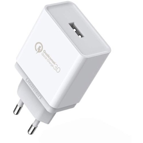 Ugreen 10133 polnilec za mobilni telefon Pametni telefon Bela USB Hitro polnjenje V zaprtih prostorih Slike