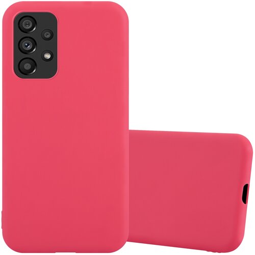 Cadorabo Case, združljiv s Samsungom v Candy Red - Za&scaron;čitni pokrov iz fleksibilnega silikona TPU, (20617150) Cene