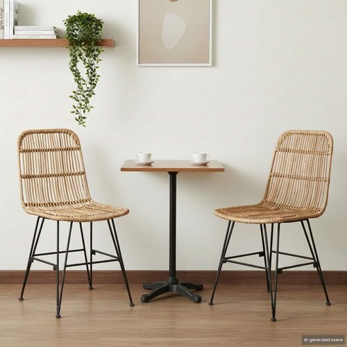  Stolica za blagovanje 2 pcs Prirodna 41 x 55 x 85 cm Cijene
