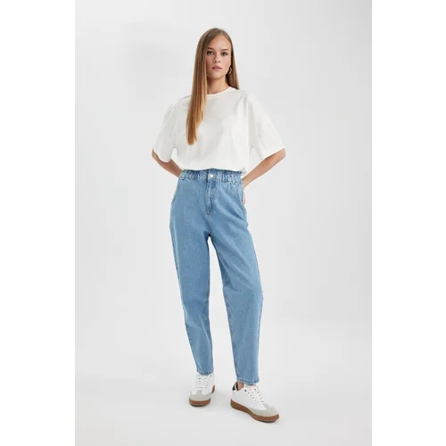 Defacto Paperbag High Waist Ankle Length Jeans