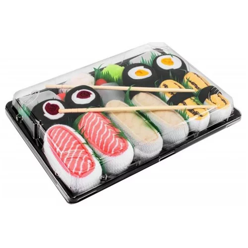 Kesi Sushi Socks Rainbow Socks 5 Pairs: Tamago Butter Fish Salmon Maki