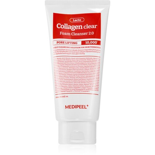 Medi-Peel Red Lacto Collagen Clear Foam Cleanser 2.0 pjena za dubinsko či&amp;scaron;ćenje za obnavljanje čvrstoće kože 300 ml Slike