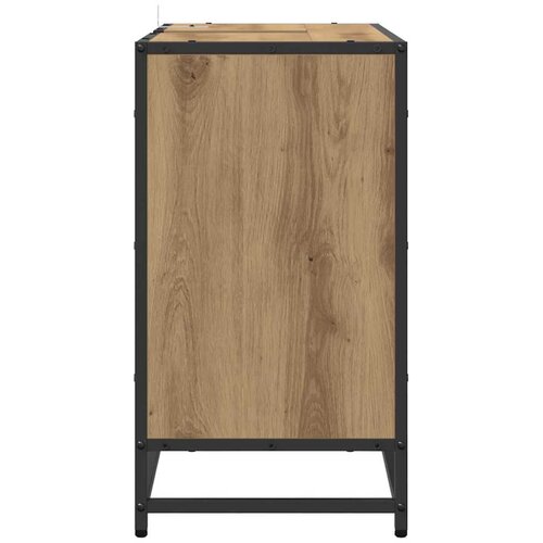  Kupaonski ormar s ladicama Umjetnički hrast 65 x 33 x 60 cm Slike