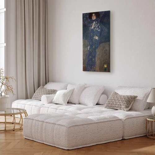  Slika - Gustav Klimt &ndash; Emilie Fl&ouml;ge 40x80 Na talijanskom platnu Cijene