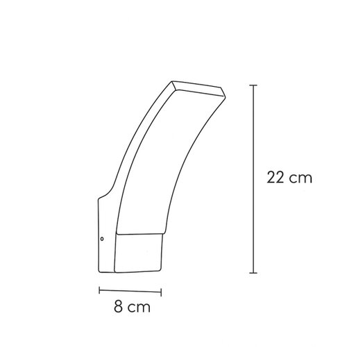  Brilagi - LED spolja&amp;scaron;nje zidno svetlo ARCELO LED/9W/230V IP44 Slike