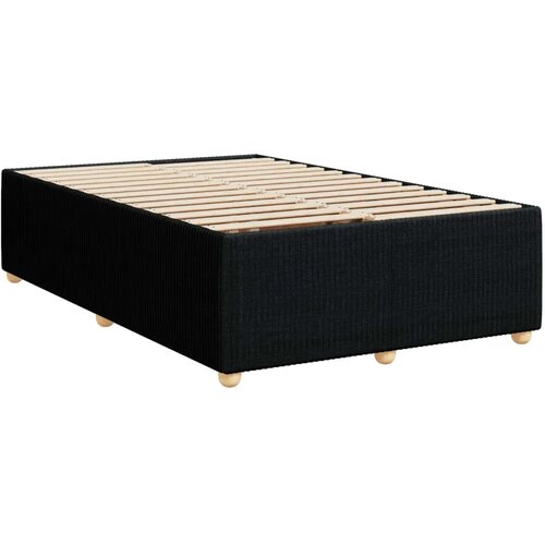  Boxspring krevet s madracem Crna 120 x 200 cm Tkanina - Crna 120 x 200 cm Dizajn linija Slike