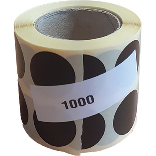  ETIKETE U ROLI FI22 MM DVOREDNE (FI 40-HILZNA) 1000/1 CRNE Cijene