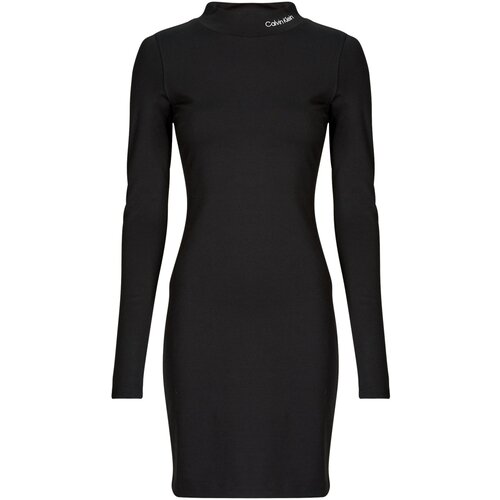 Calvin Klein Jeans LOGO ELASTIC MILANODRESS Crna Slike