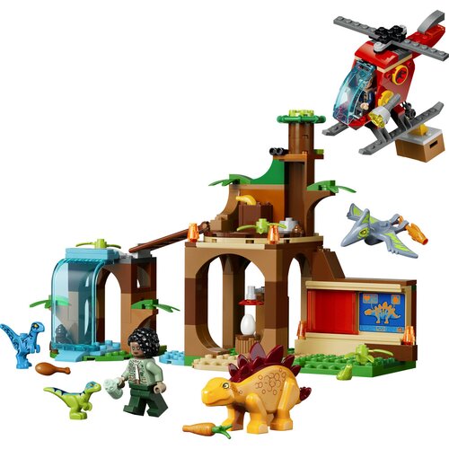 Lego LEGO® Jurassic World - Reševanje velociraptorjev, stegozavrov in pteranodonov (77981) Cene