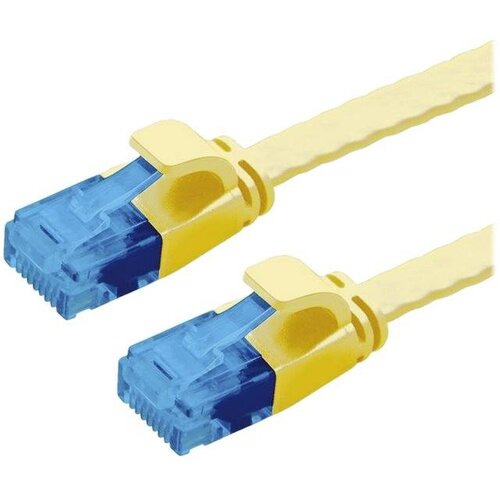 Value 21992033 RJ45 omrežni kabel\, Patch kabel CAT 6a U/UTP 3.00 m rumena 1 kos, (20630592) Cene