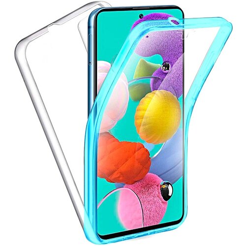  360&amp;deg; za&amp;scaron;čitni ovitek (PC+TPU) za Samsung Galaxy S21 - modri Slike
