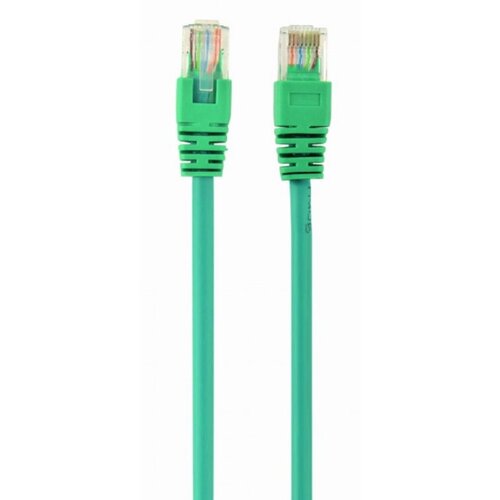 Gembird mrezni kabl, CAT5e utp patch cord 2m green a Slike