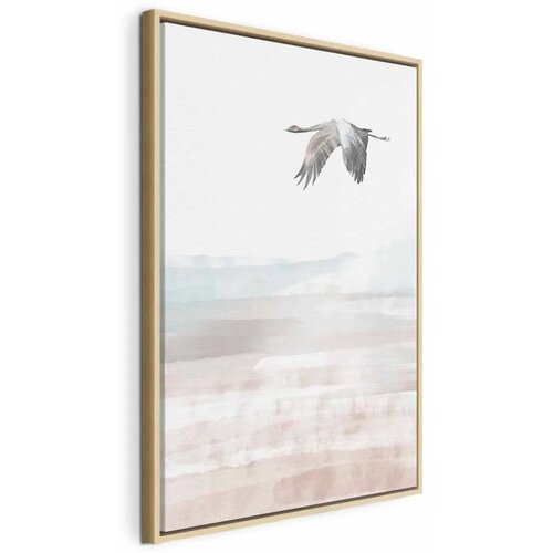  Slika - Crane\'s Flight (1 Part) Vertical 60x90 U prirodnom drvenom okviru Cijene