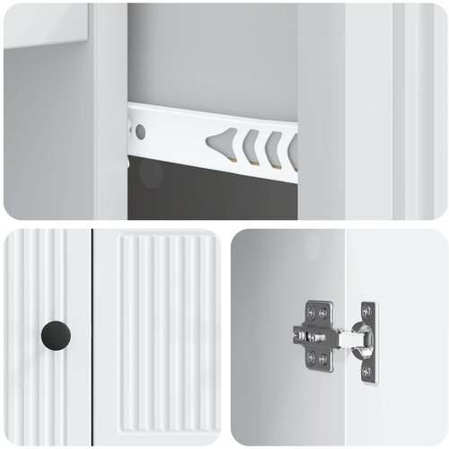  Kreveta s ladicama Bijela 66 x 34,5 x 90 cm Konstruirano drvo Slike