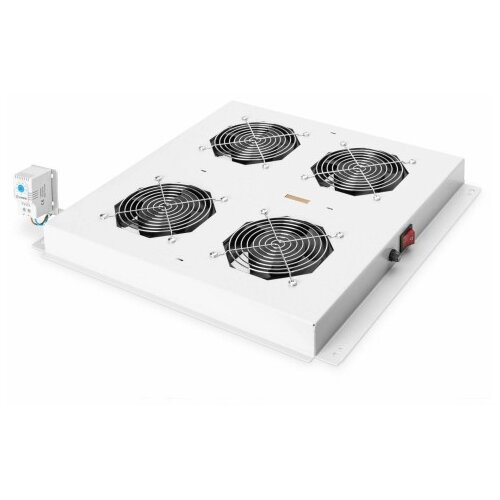 Digitus hladilna enota 4x ventilator s termostatom siva DN-19 FAN-4-N Cene