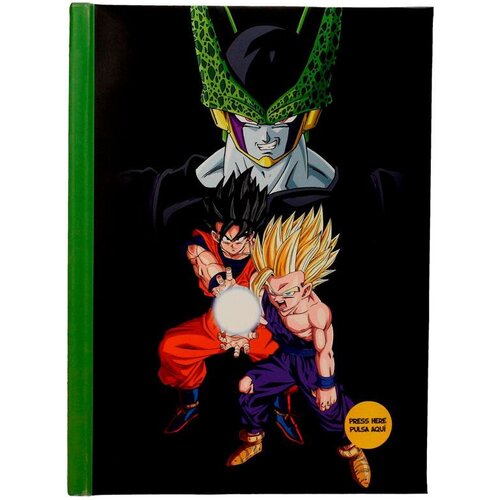 Dragon Ball Bilježnica Z Cell Final Battle s lampicom - 90 listova Slike
