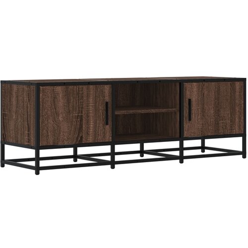 Maison Chic TV omarica - TV stojalo - Televizijska omarica rjavi hrast 120x35x41 cm inženirski les, (21698877) Slike