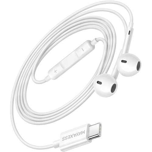 Oem Mayaxess, Žične USB-C slu&scaron;alke za Xiaomi 17 Ultra Ultra z vgrajenim mikrofonom, Bela, (5000299379) Cene