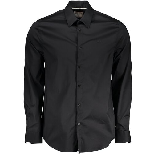 Guess Jeans MEN&#39;S LONG SLEEVE SHIRT BLACK Cijene
