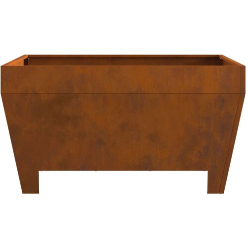 VidaXL Corten čelik 80 x 80 x 43 cm Izdržljivo Rustikalno ognji&amp;scaron;te Slike