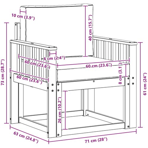  2 Komad Set vanjskih sofa Poliester Bijela i Bež Slike