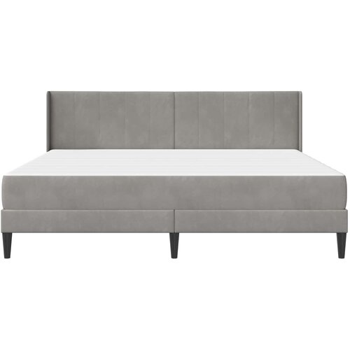  Okvir kreveta s madracem Svjetlosiva 200 x 200 cm Bar&amp;scaron;un Slike