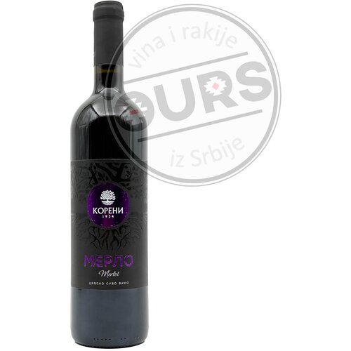  Vinarija Koreni Merlot 0,75L Slike