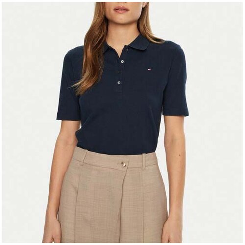 Tommy Hilfiger Polo majice kratki rokavi WW0WW43224 Modra Slike