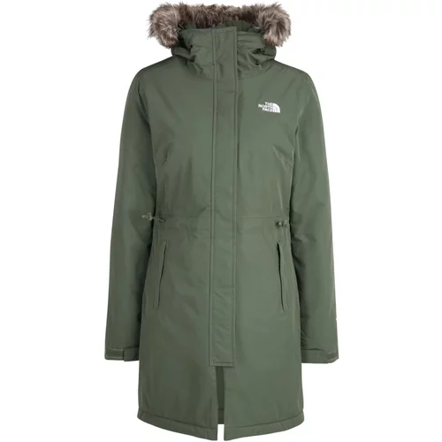 The North Face Outdoor jakna 'Zaneck' smeđa melange / tamno zelena / bijela