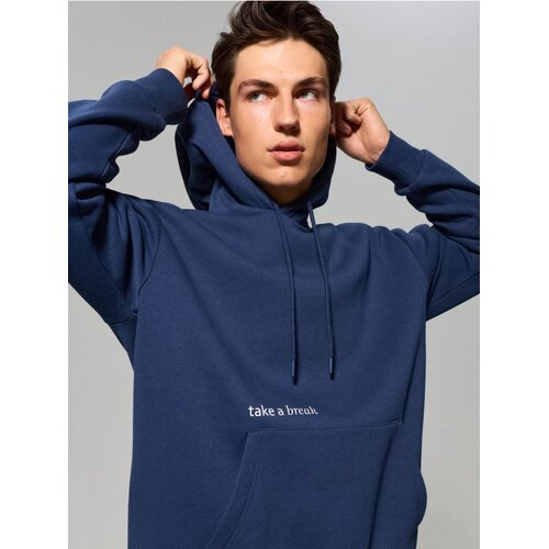 Sinsay Hoodie s natpisom i udjelom pamuka Cijene
