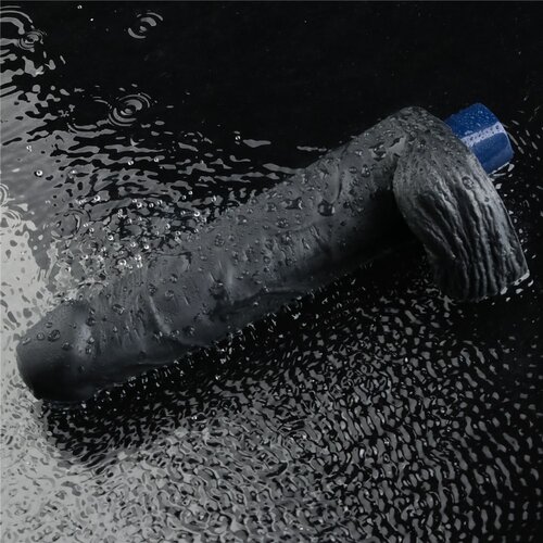 Lovetoy 2024 Vibracijski Penis Lovetoy Real Softee Black 9&amp;#039;&amp;#039; Slike