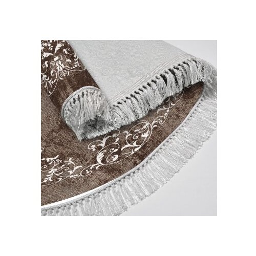  410616-O - Brown Brown Bathmat Set (2 Pieces) Slike