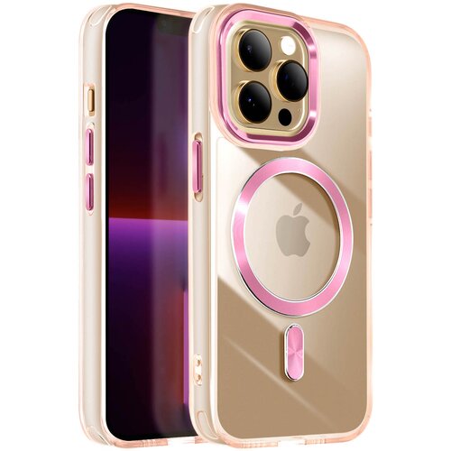 AVIZAR ohi&scaron;je magsafe za iphone 13 pro max crystal back color, &scaron;ampanjec roza, (5000016812) Cene