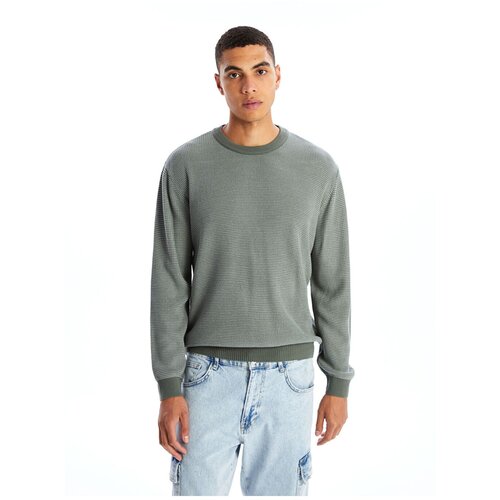 LC Waikiki LCW Crew Neck Long Sleeve Men's Knitwear Sweater Slike