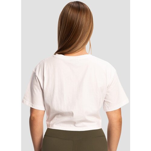 GymBeam Ženski Crop Top Limitless White Slike