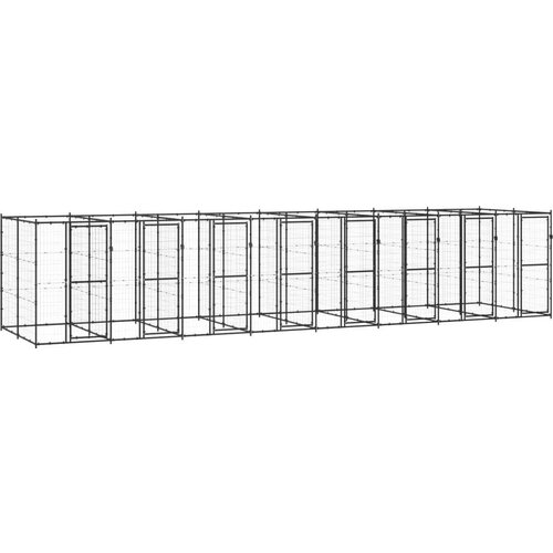 vidaXL vanjski kavez za pse čelični 19,36 m² Cijene